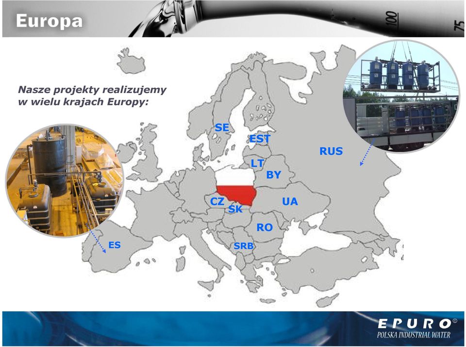 krajach Europy: SE CZ