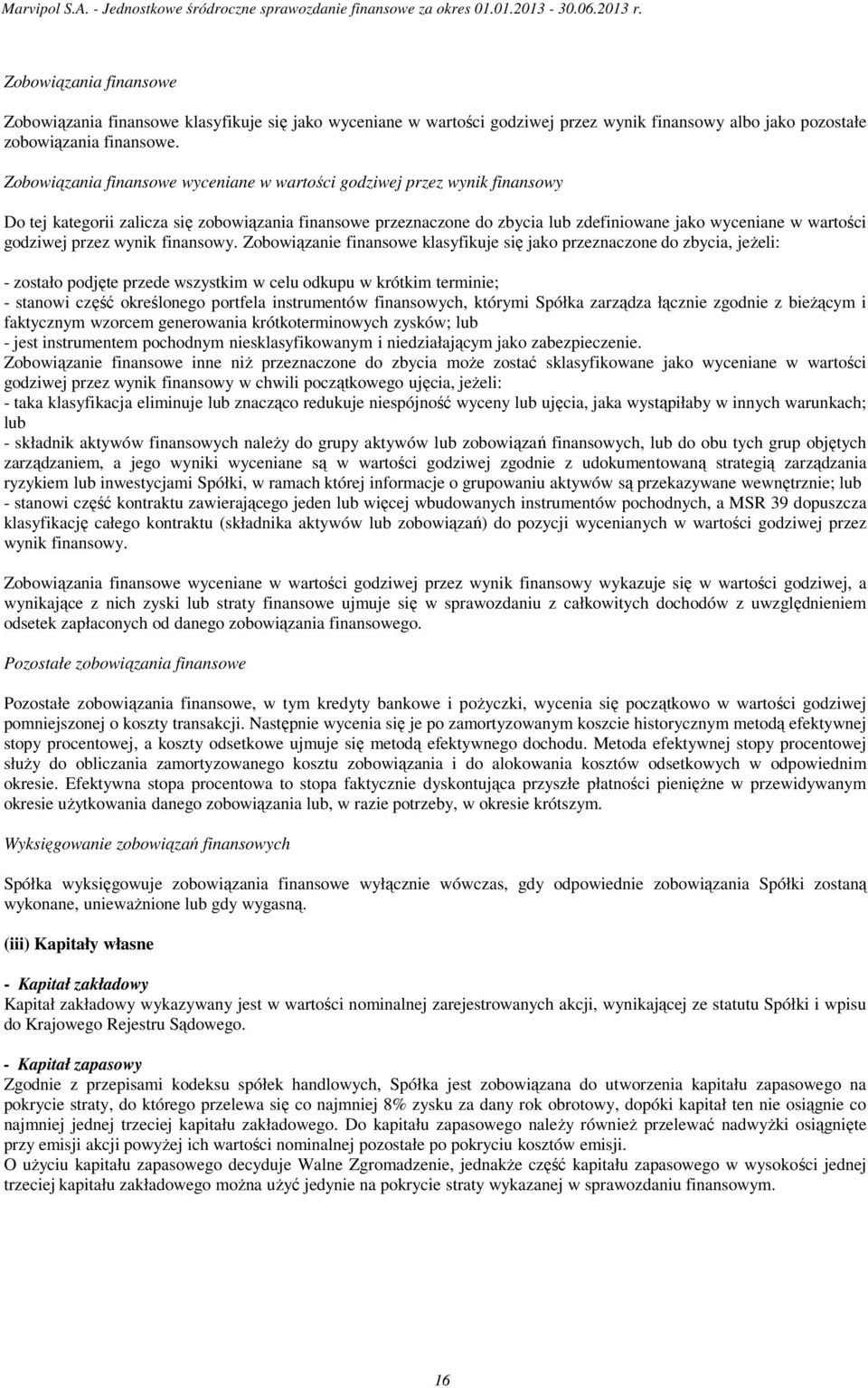 godziwej przez wynik finansowy.