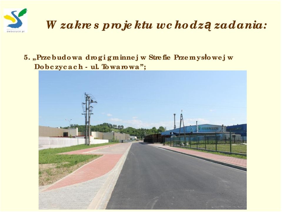 Przebudowa drogi gminnej w