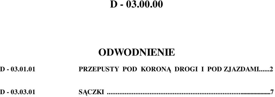 01 PRZEPUSTY POD KORONĄ