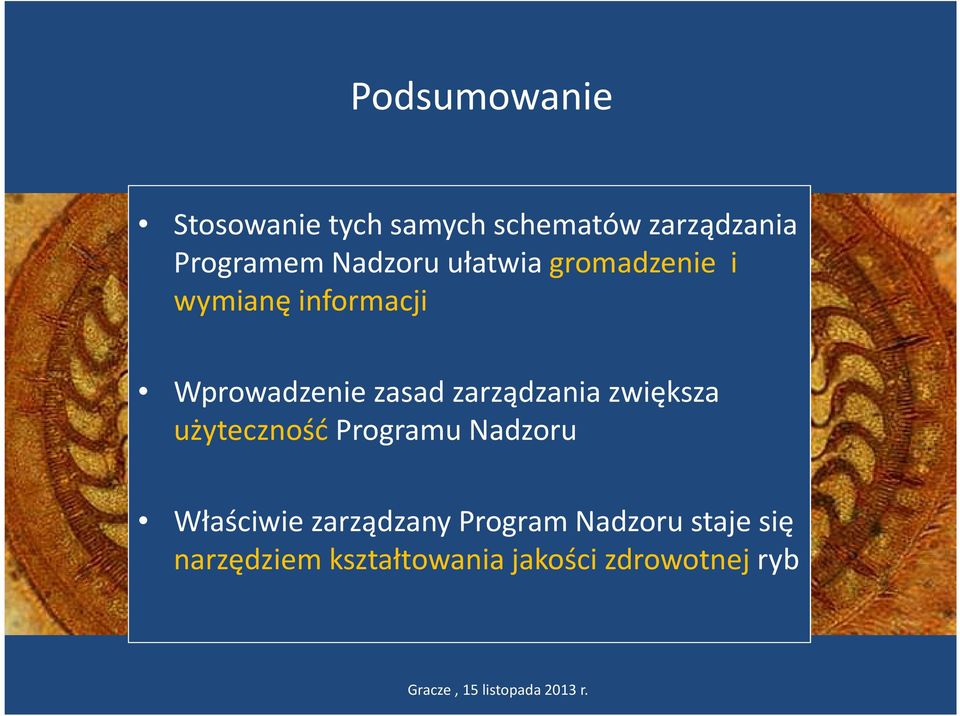 zarządzania zwiększa użyteczność Programu Nadzoru Właściwie