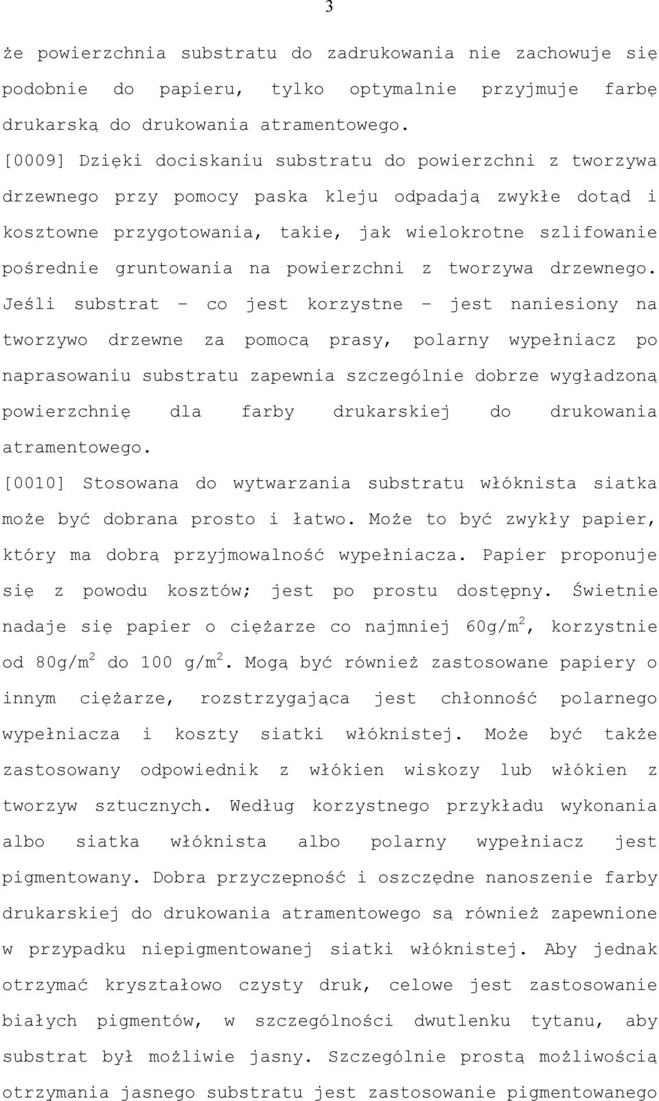 gruntowania na powierzchni z tworzywa drzewnego.