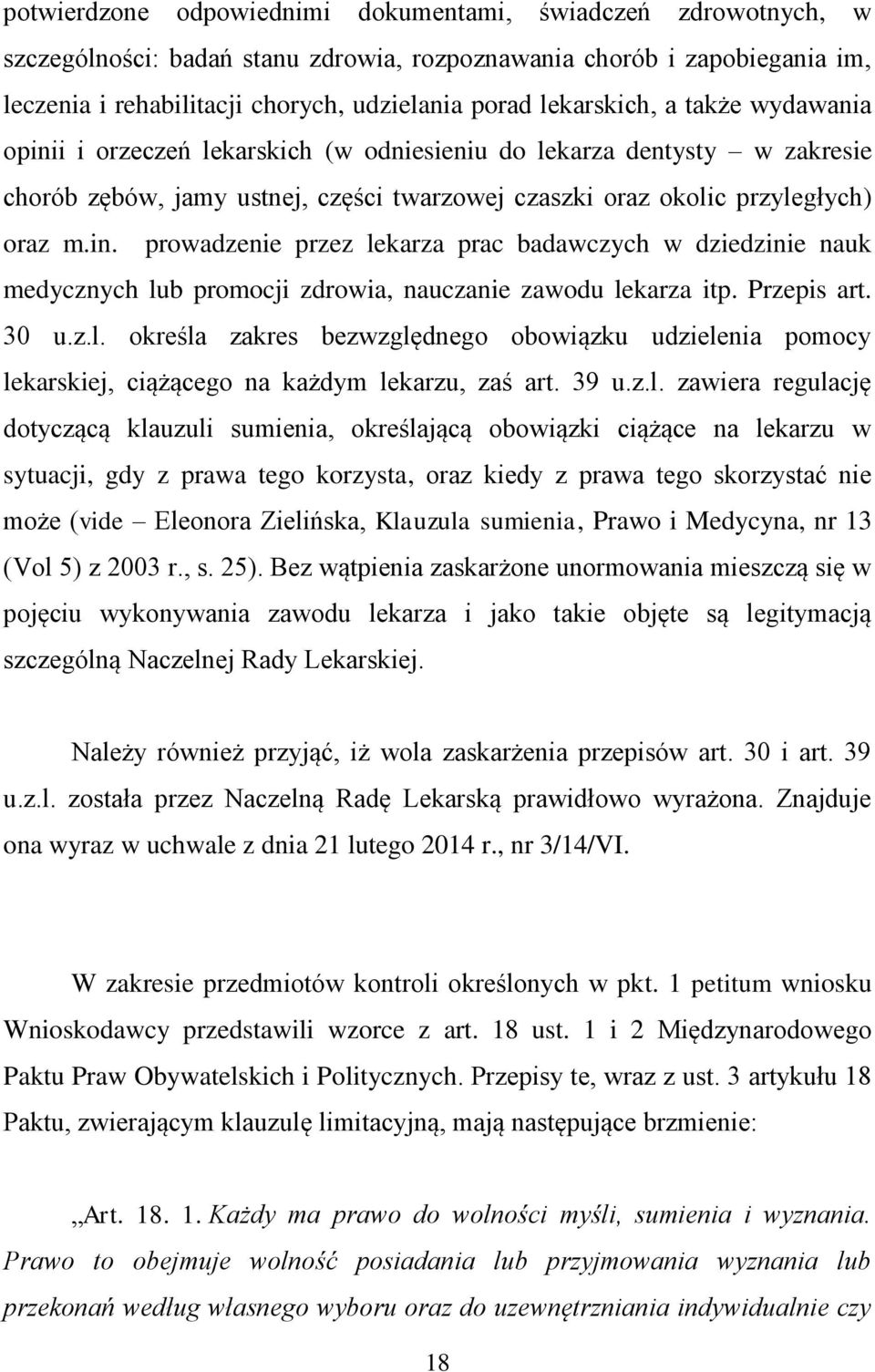 Przepis art. 30 u.z.l.