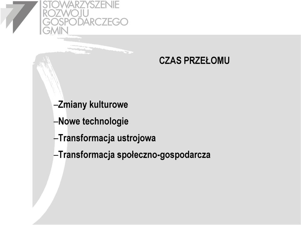 Transformacja ustrojowa