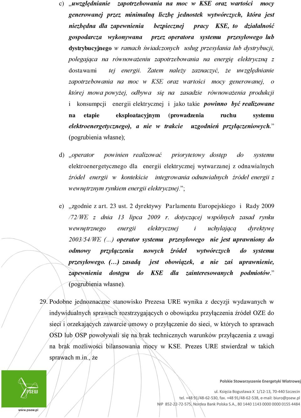 elektryczną z dostawami tej energii.