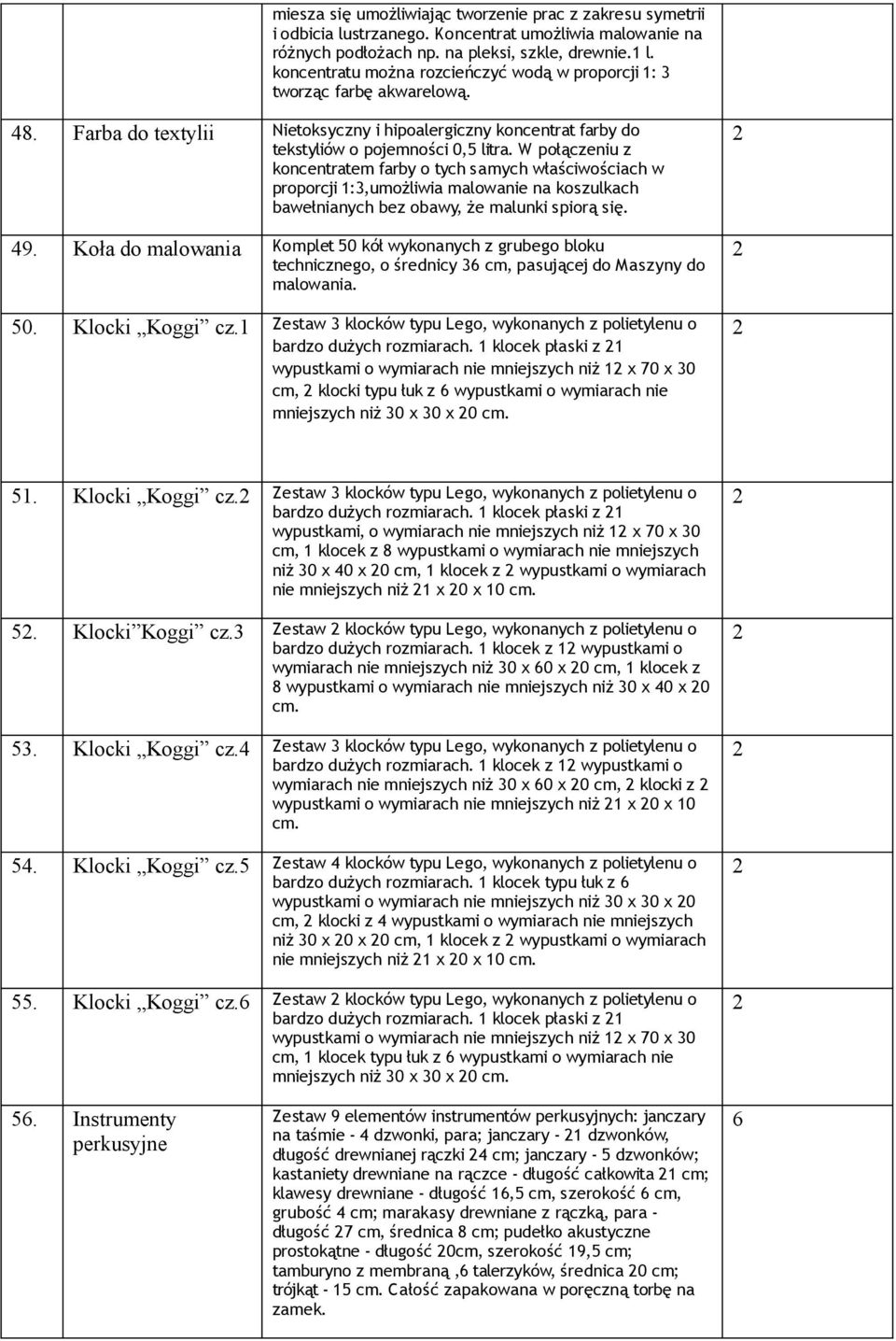 W połączeniu z koncentratem farby o tych samych właściwościach w proporcji :3,umożliwia malowanie na koszulkach bawełnianych bez obawy, że malunki spiorą się. 49.