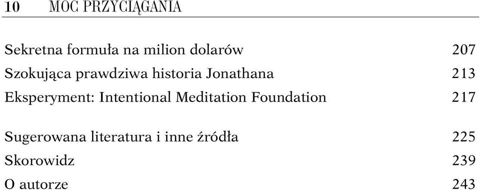 Eksperyment: Intentional Meditation Foundation 217