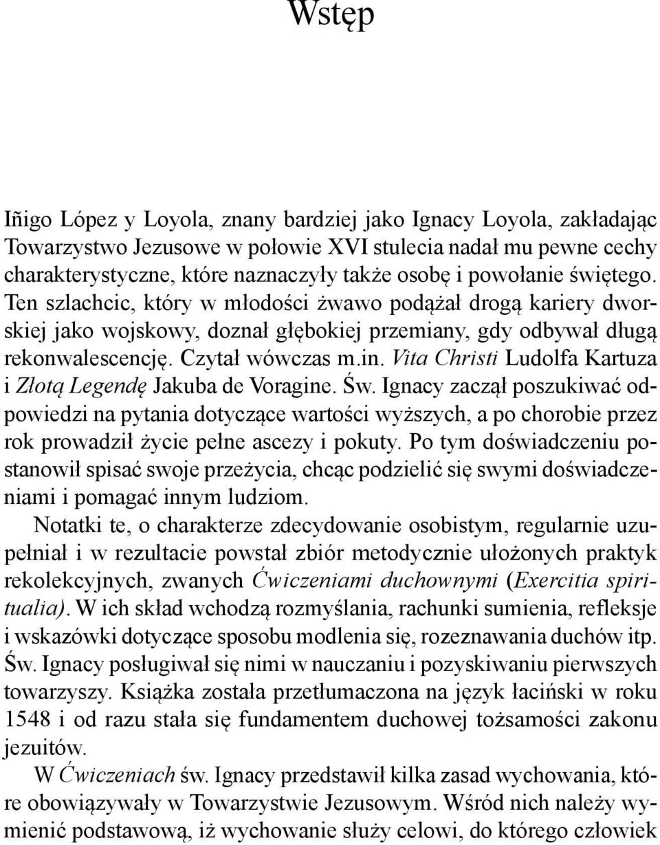 Vita Christi Ludolfa Kartuza i Złotą Legendę Jakuba de Voragine. Św.