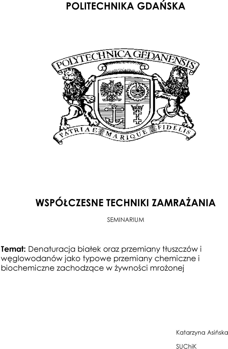 tłuszczów i węglowodanów jako typowe przemiany chemiczne