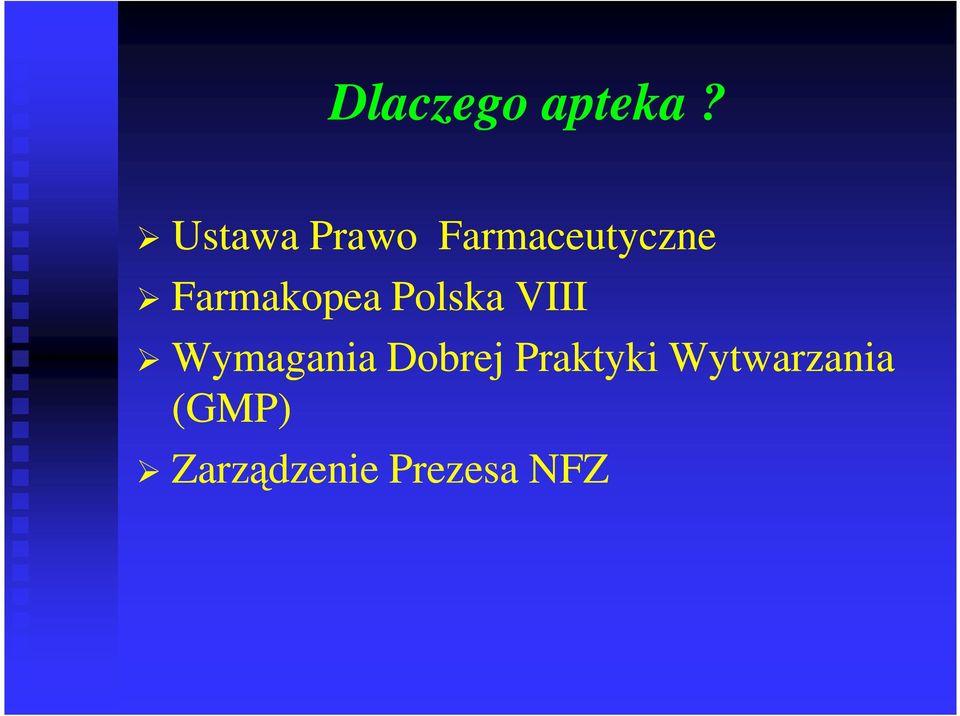 Farmakopea Polska VIII Wymagania