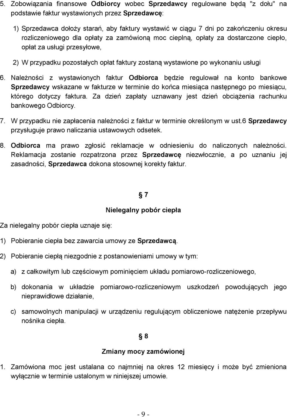 wykonaniu usługi 6.