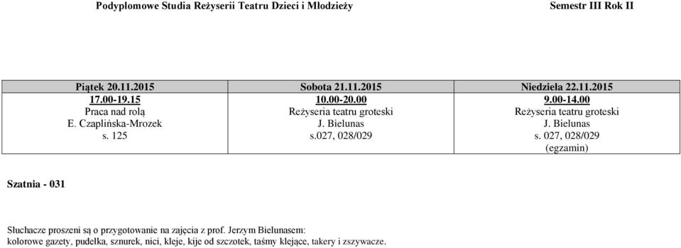 00 Reżyseria teatru groteski J. Bielunas s.