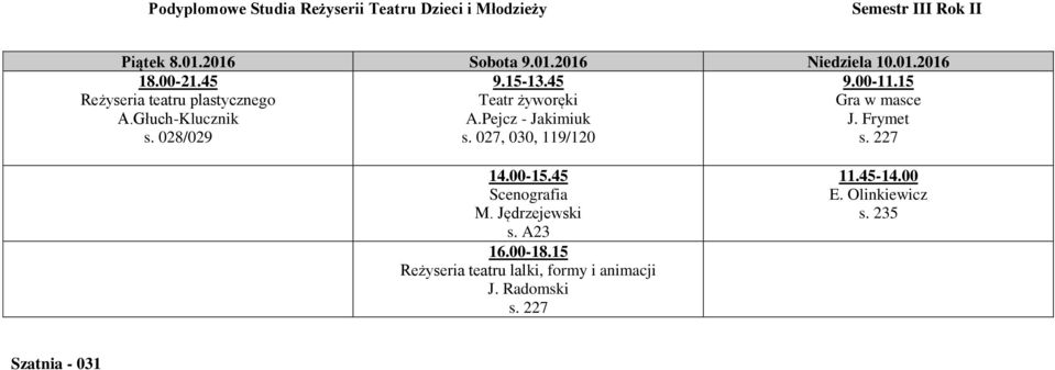 45 Teatr żyworęki A.Pejcz - Jakimiuk s.
