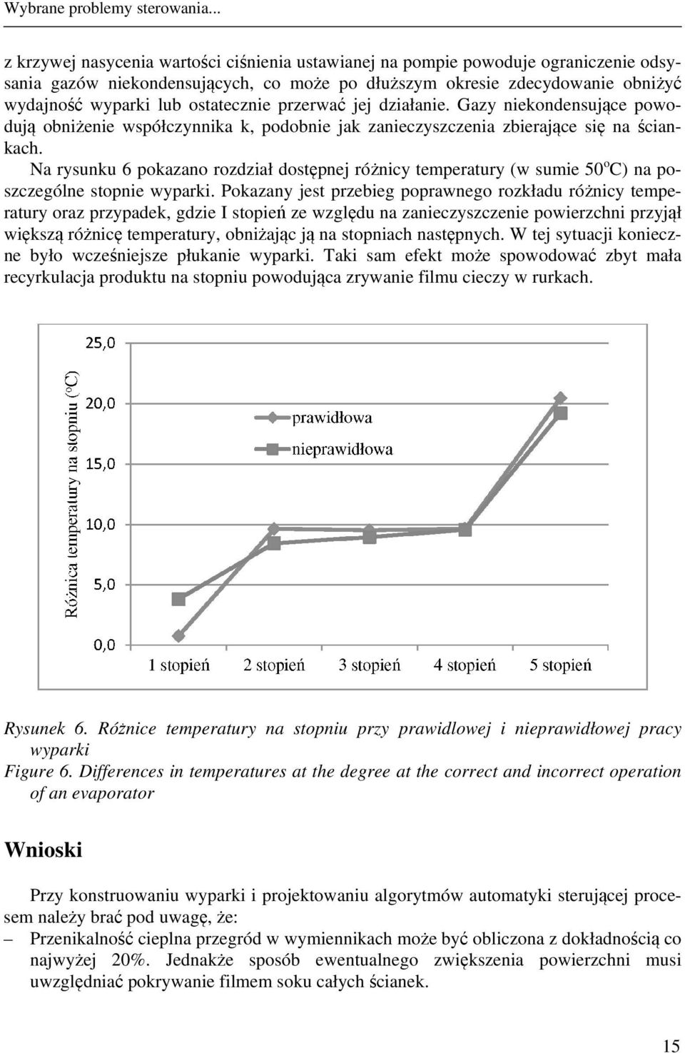 dzałane. Gazy nekondensujące powodują obnżene współczynnka k, podobne jak zaneczyszczena zberające sę na ścankach.