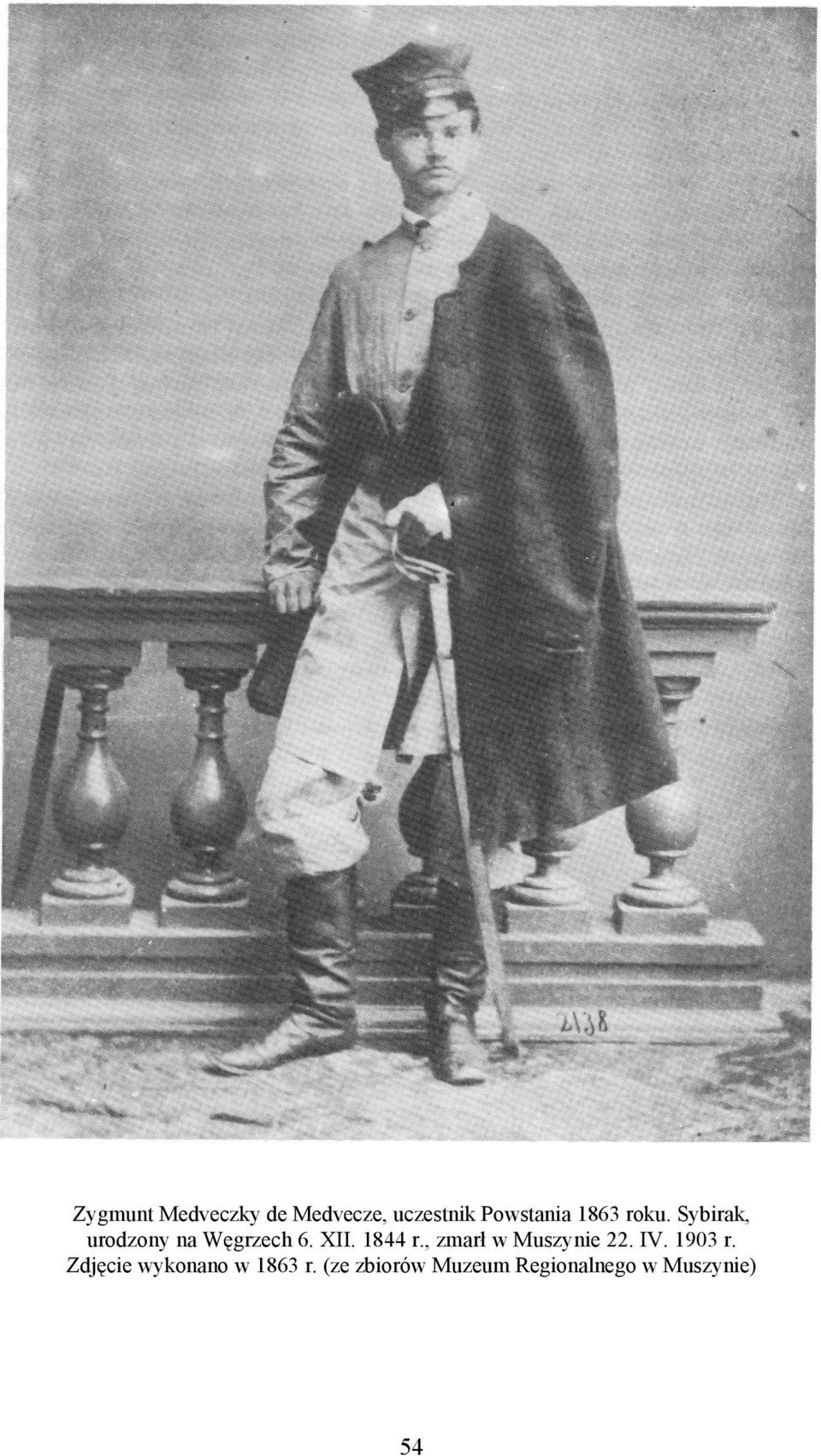 1844 r., zmarł w Muszynie 22. IV. 1903 r.