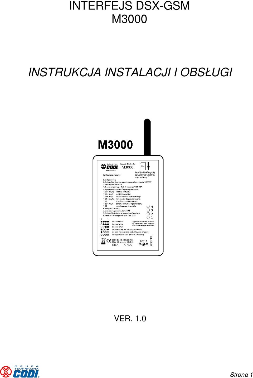 INSTALACJI I