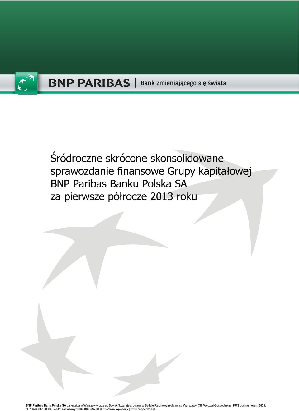 Suwak 3, zarejestrowany w Sądzie Rejonowym dla m. st.