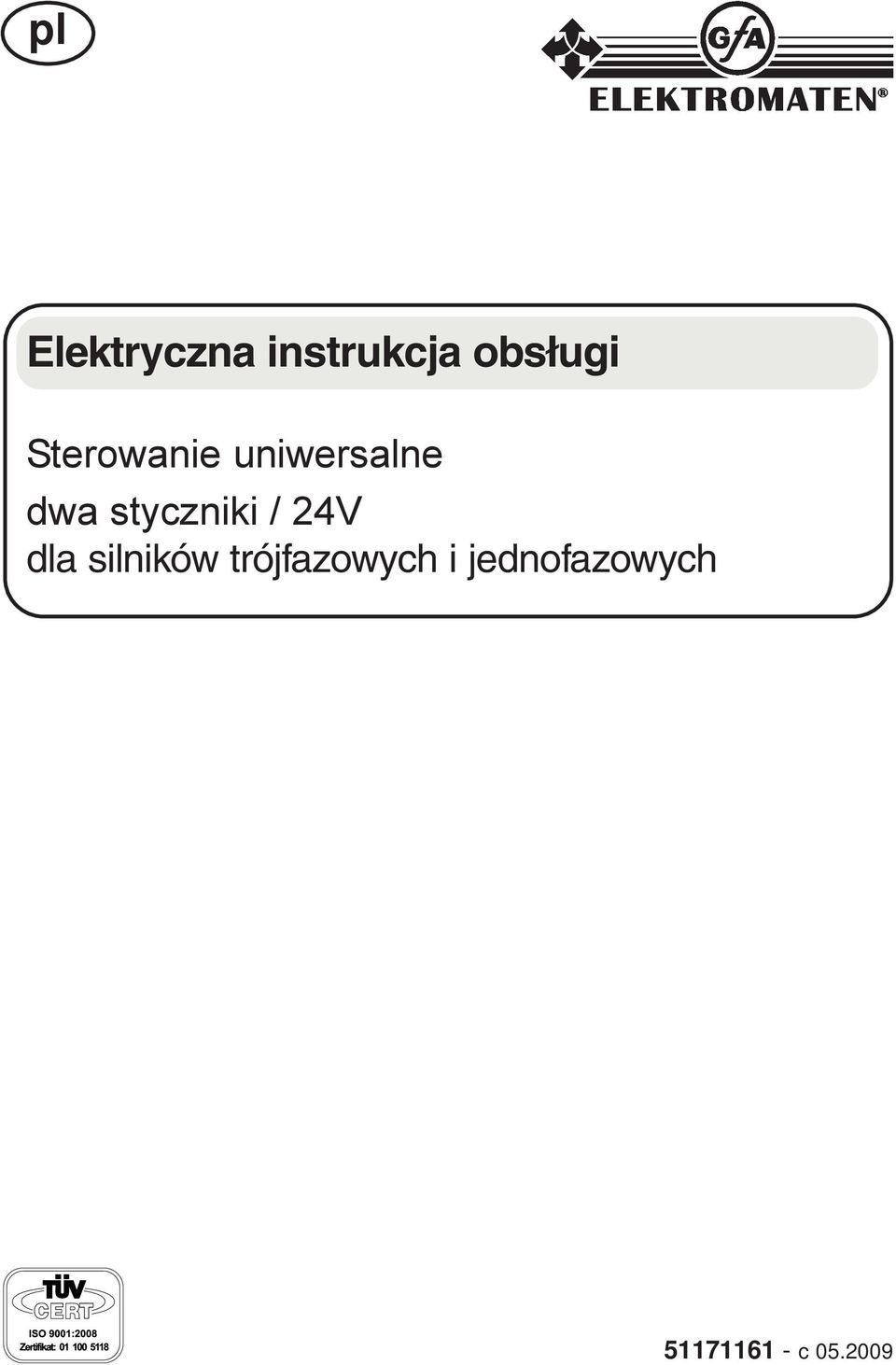 styczniki / 24V dla silników