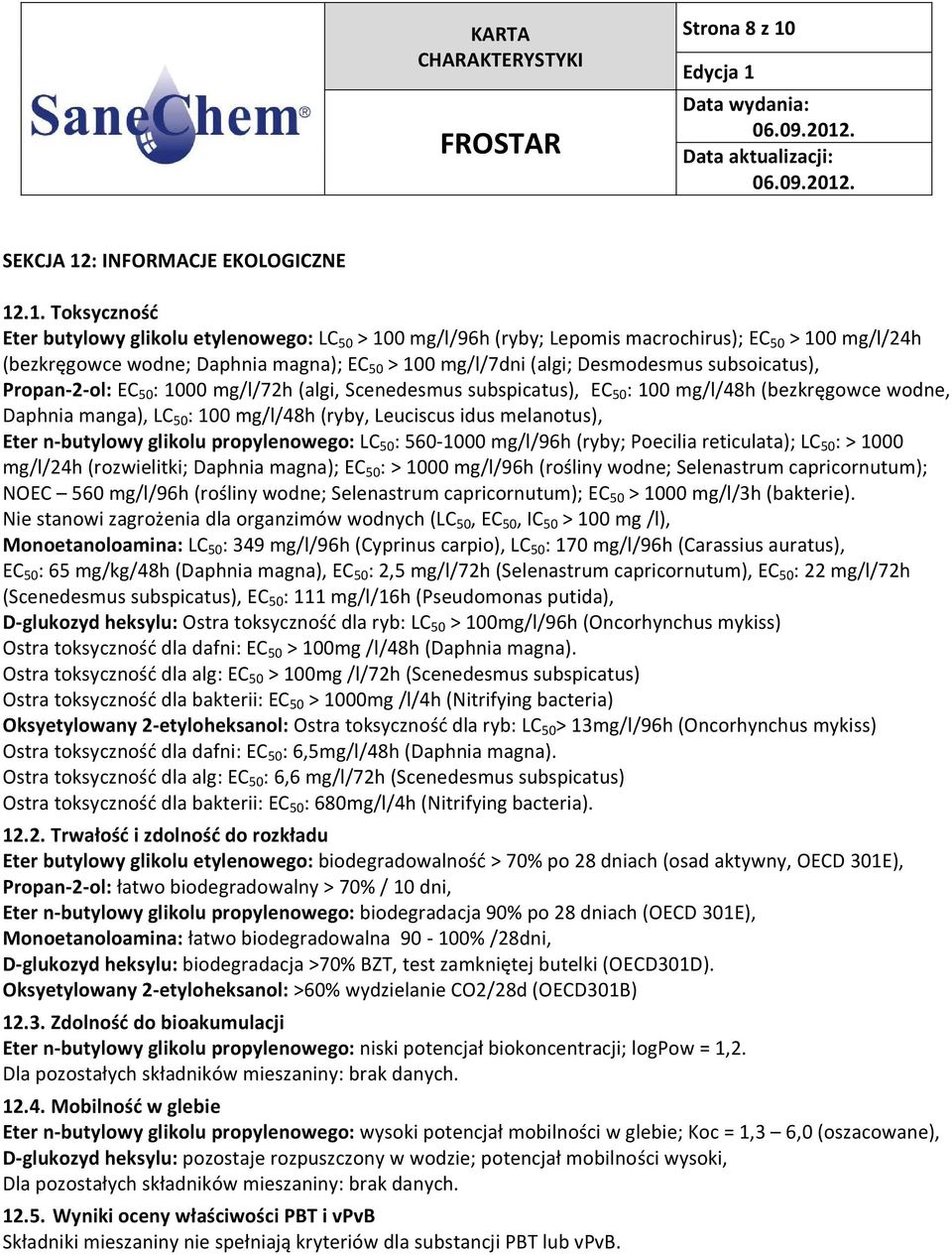 : INFORMACJE EKOLOGICZNE 12