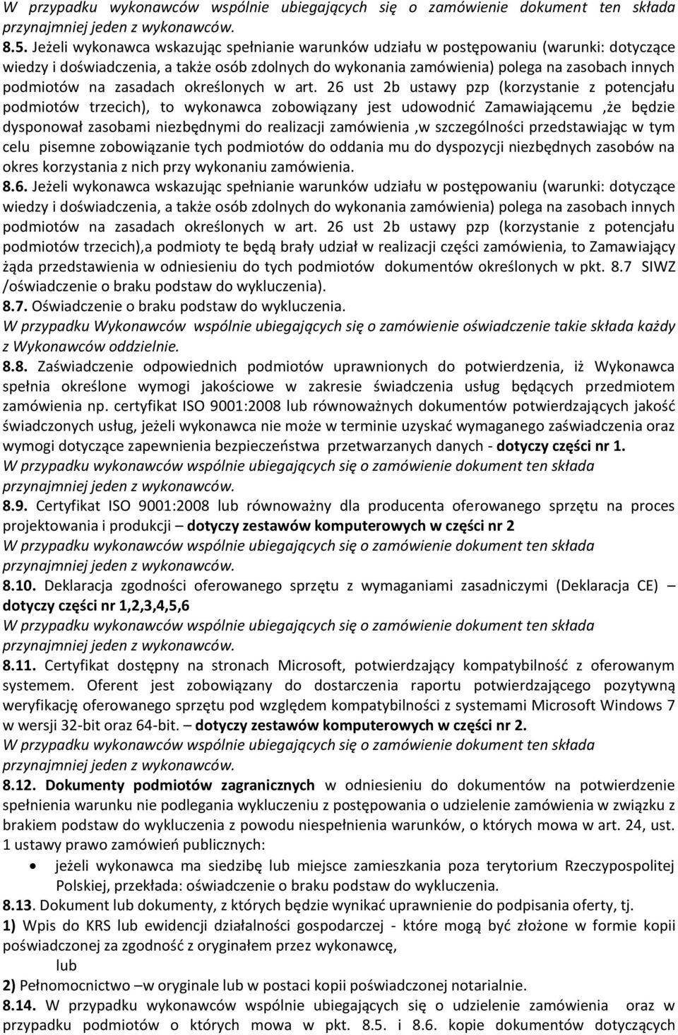 zasadach określonych w art.