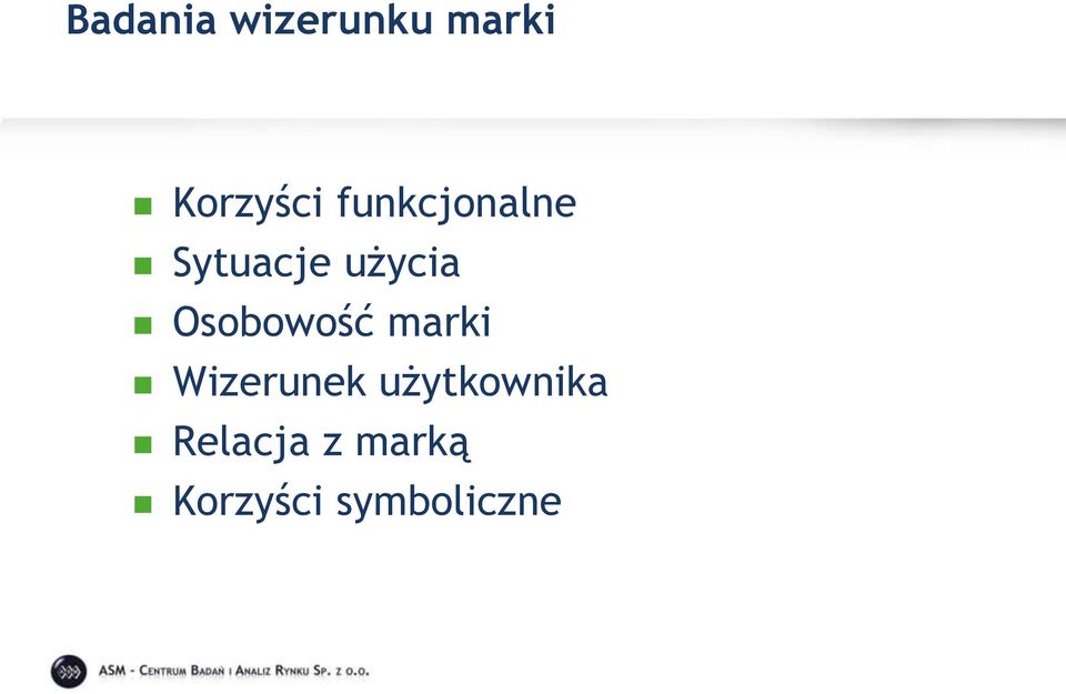 Osobowość marki Wizerunek