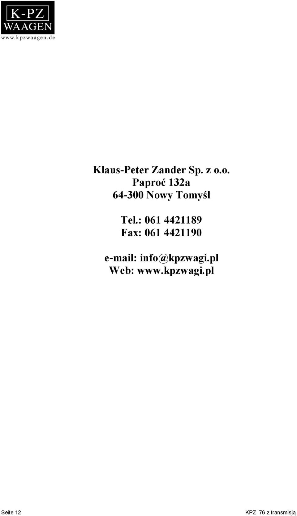 : 061 4421189 Fax: 061 4421190 e-mail:
