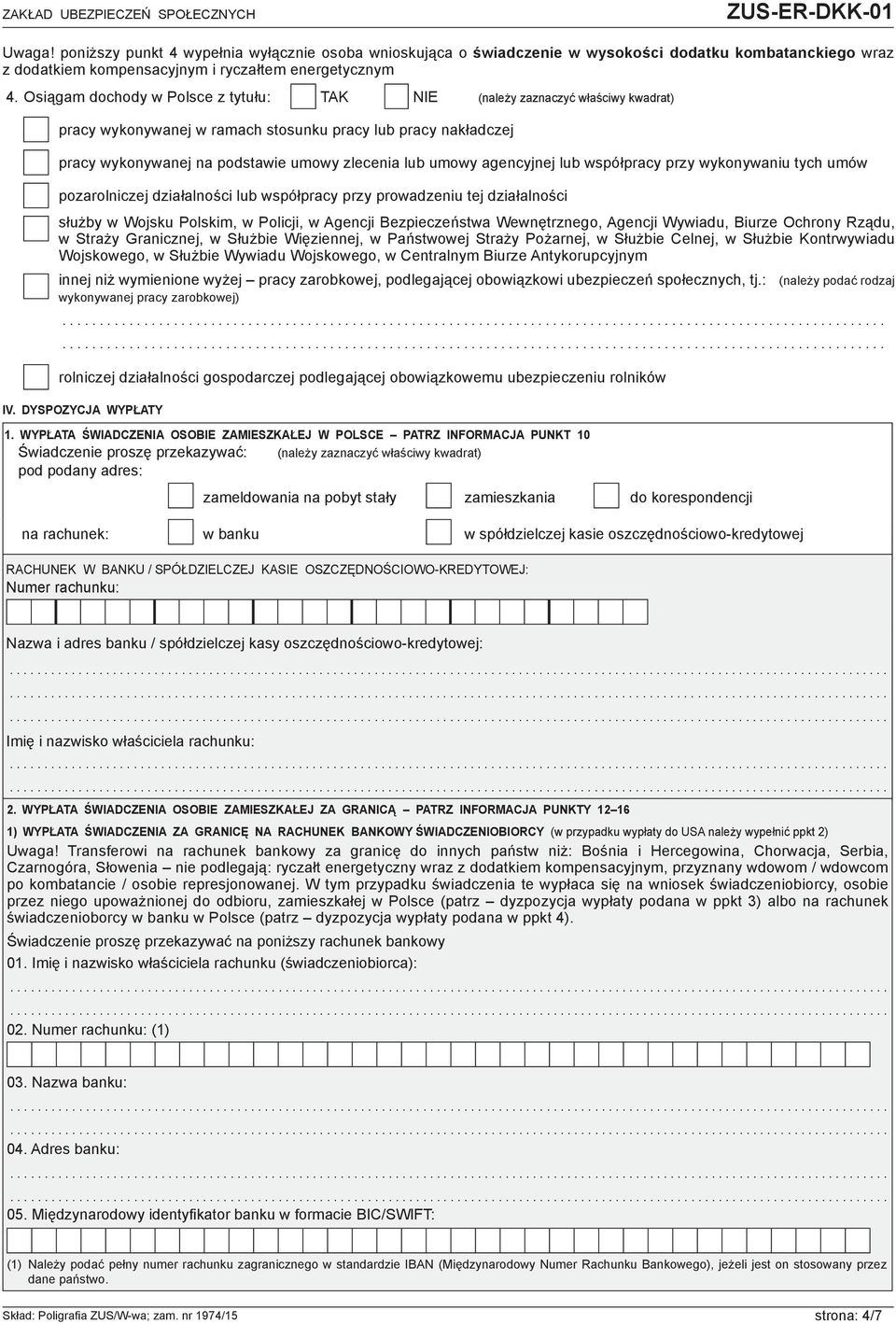 agencyjnej lub współpracy przy wykonywaniu tych umów pozarolniczej działalności lub współpracy przy prowadzeniu tej działalności służby w Wojsku Polskim, w Policji, w Agencji Bezpieczeństwa