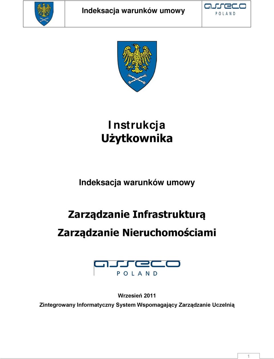 Nieruchomościami Wrzesień 2011 Zintegrowany