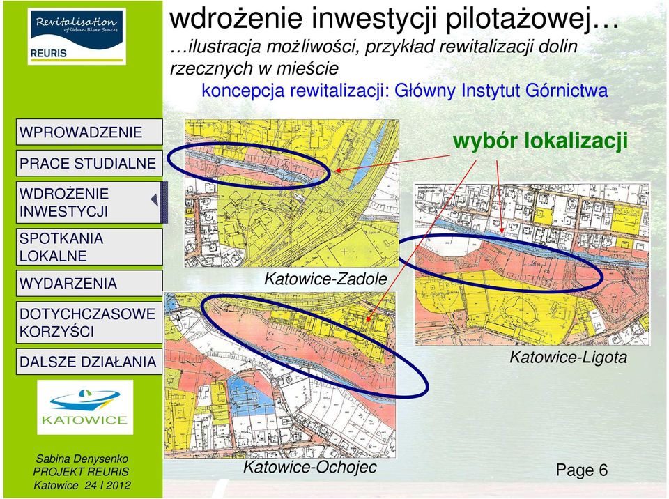 koncepcja rewitalizacji: Główny Instytut Górnictwa wybór