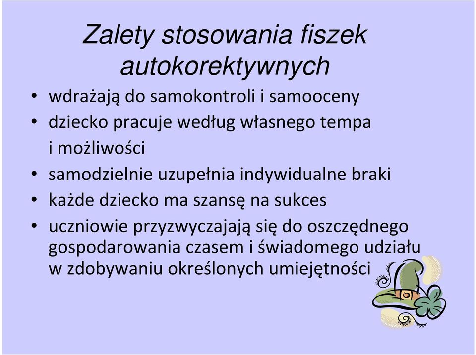 indywidualne braki każde dziecko ma szansę na sukces uczniowie przyzwyczajają się