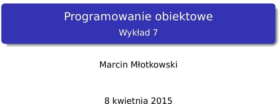 7 Marcin