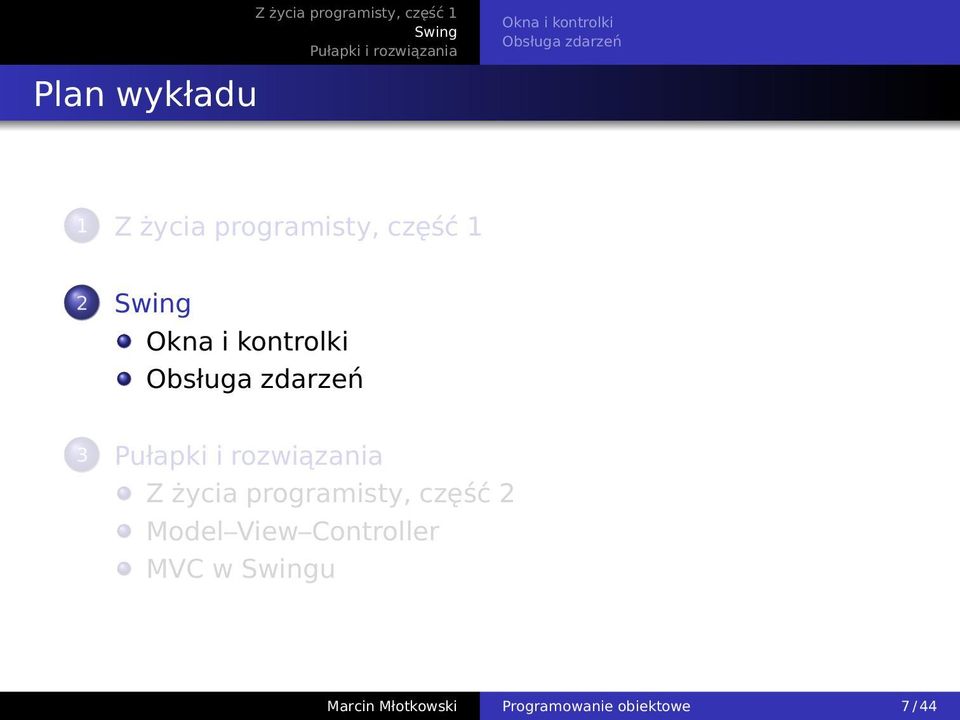 programisty, część 2 Model View Controller