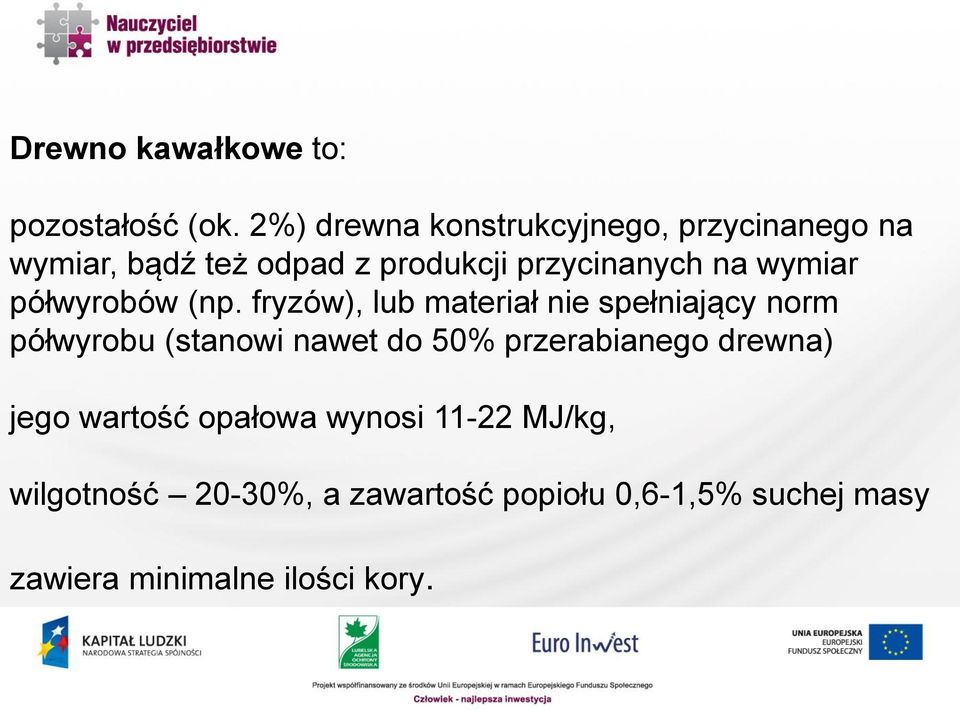 wymiar półwyrobów (np.