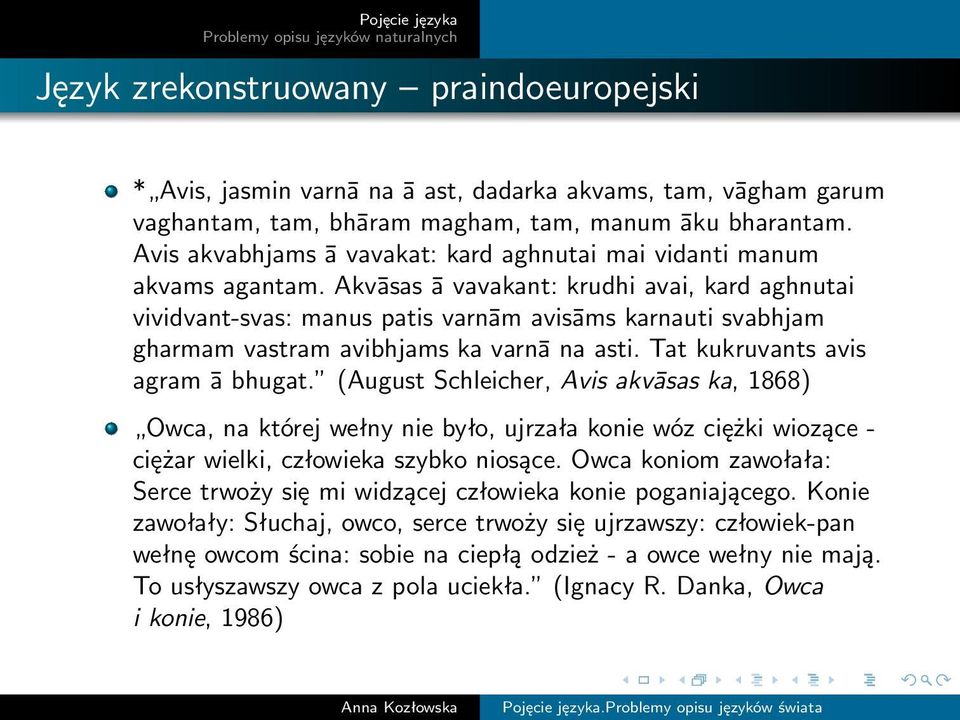 Akvāsas ā vavakant: krudhi avai, kard aghnutai vividvant-svas: manus patis varnām avisāms karnauti svabhjam gharmam vastram avibhjams ka varnā na asti. Tat kukruvants avis agram ā bhugat.