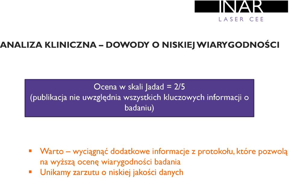 badaniu) Warto wyciągnąć dodatkowe informacje z protokołu, które