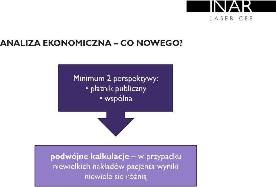 wspólna podwójne kalkulacje w przypadku