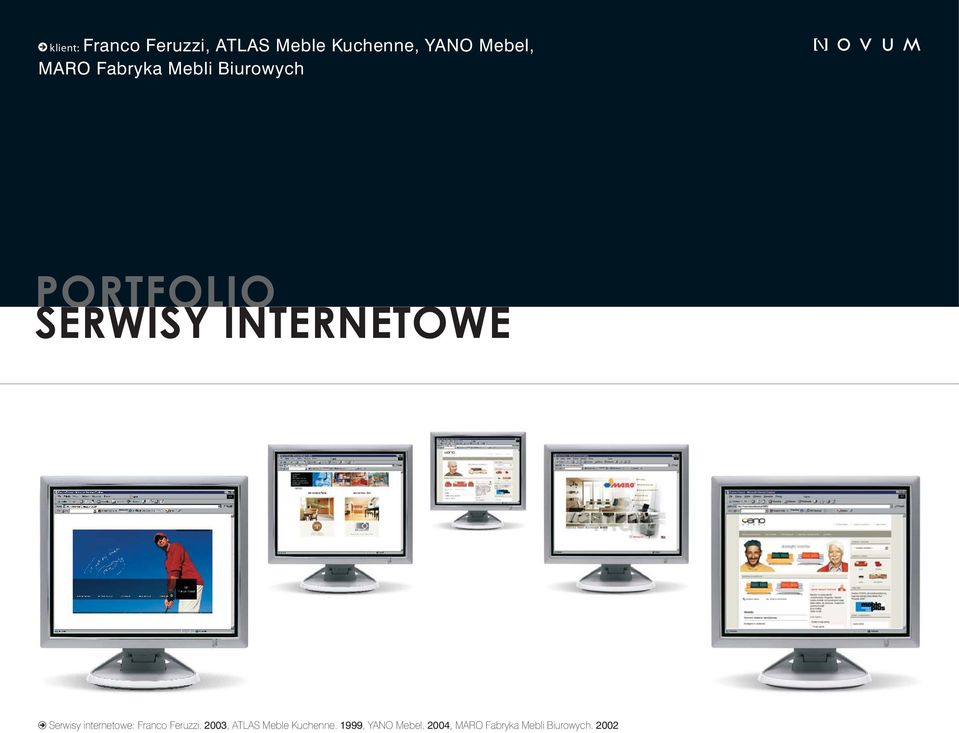 internetowe: Franco Feruzzi. 2003, ATLAS Meble Kuchenne.