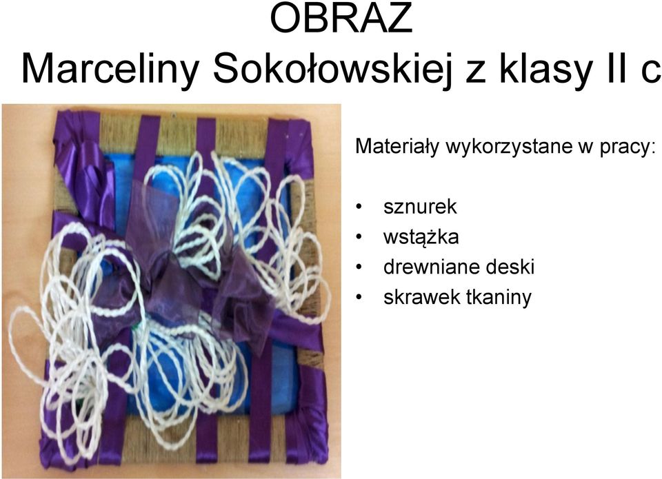 II c sznurek wstążka