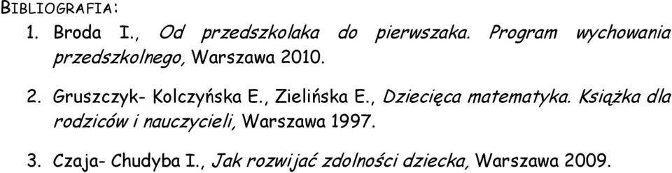 , Zielińska E., Dziecięca matematyka.
