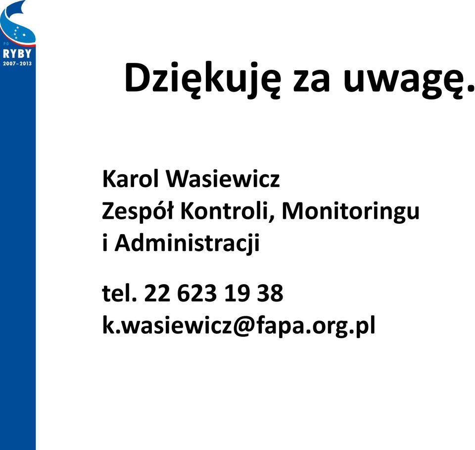 Kontroli, Monitoringu i