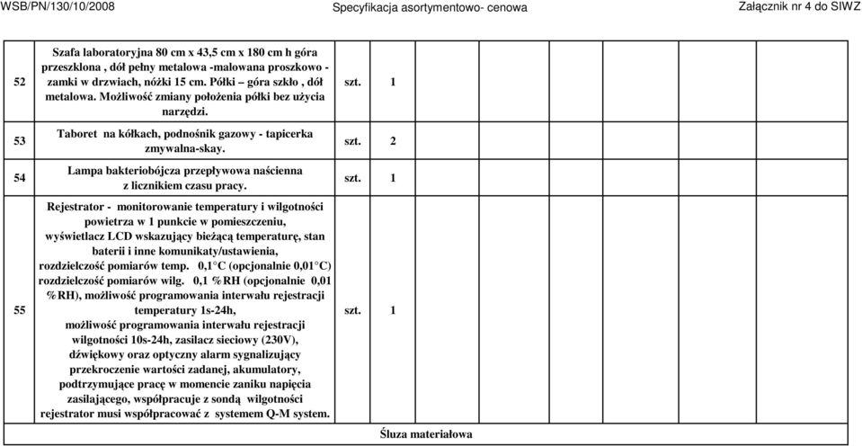 Rejestrator - monitorowanie temperatury i wilgotności powietrza w 1 punkcie w pomieszczeniu, wyświetlacz LCD wskazujący bieżącą temperaturę, stan baterii i inne komunikaty/ustawienia, rozdzielczość