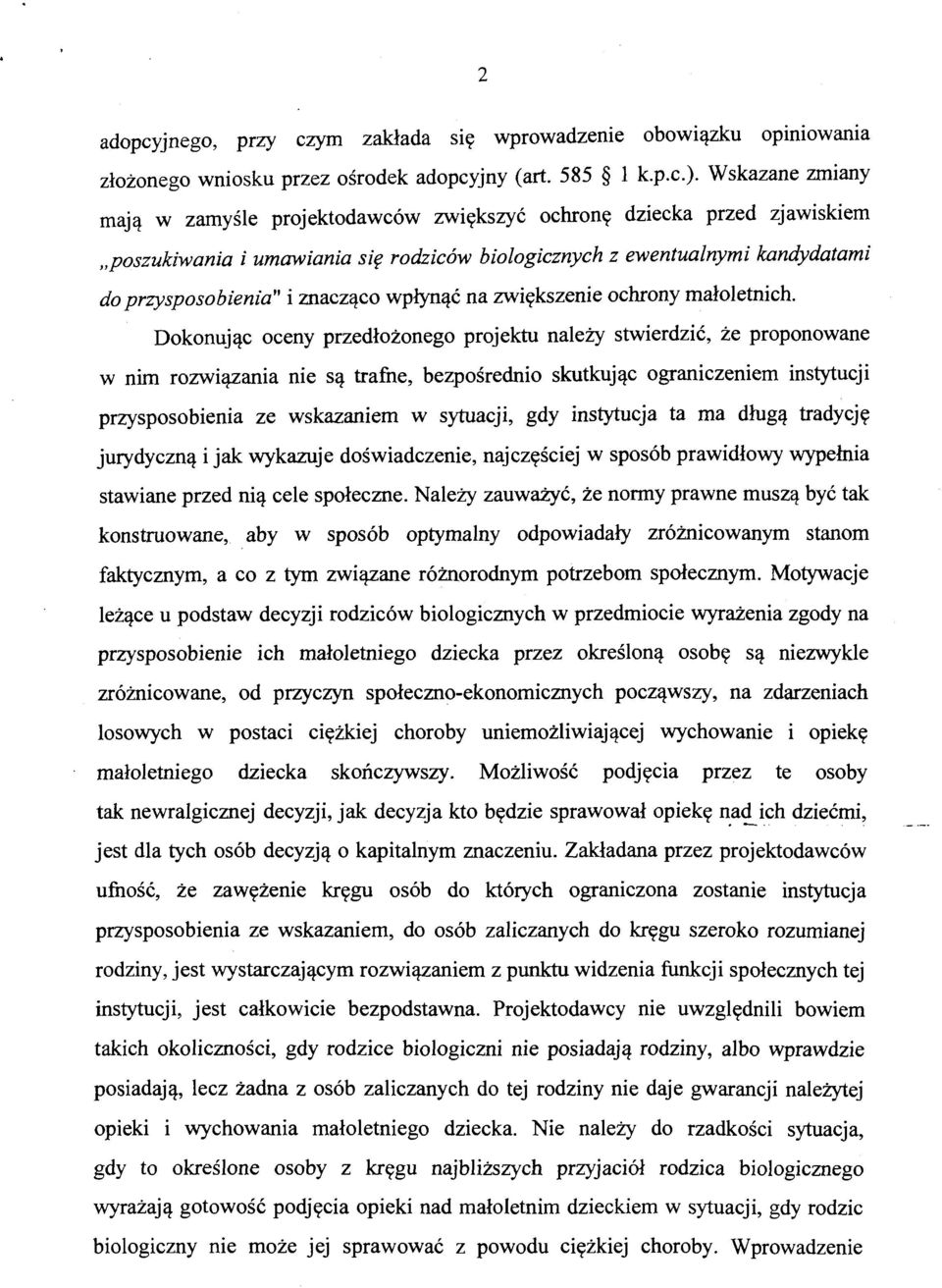 wpłynąć na zwiększenie ochrony małoletnich.