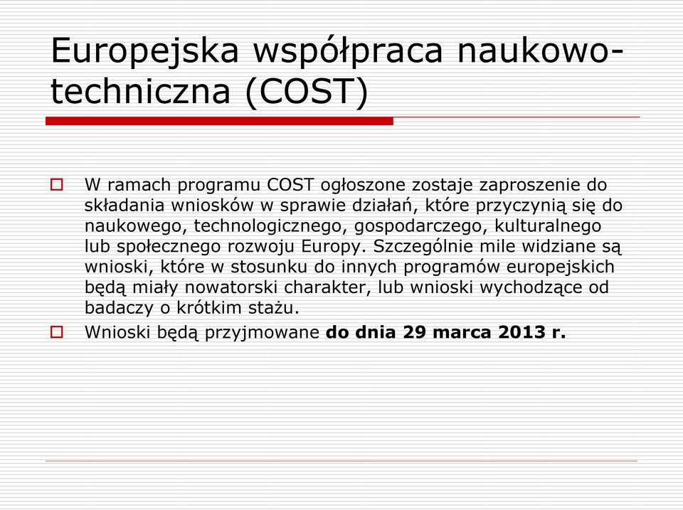 społecznego rozwoju Europy.