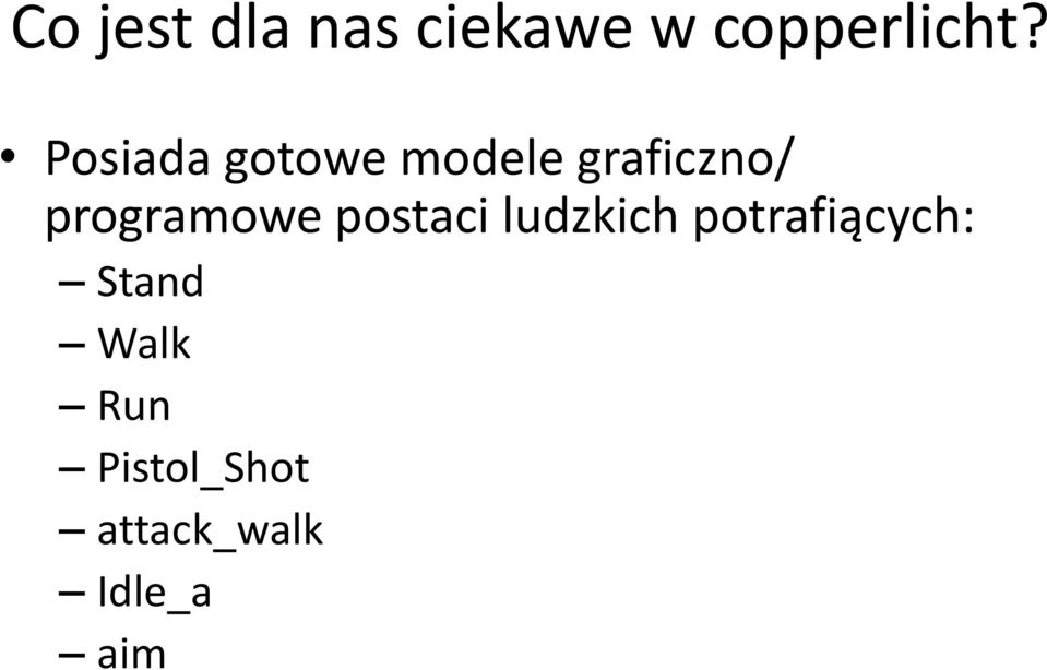 programowe postaci ludzkich