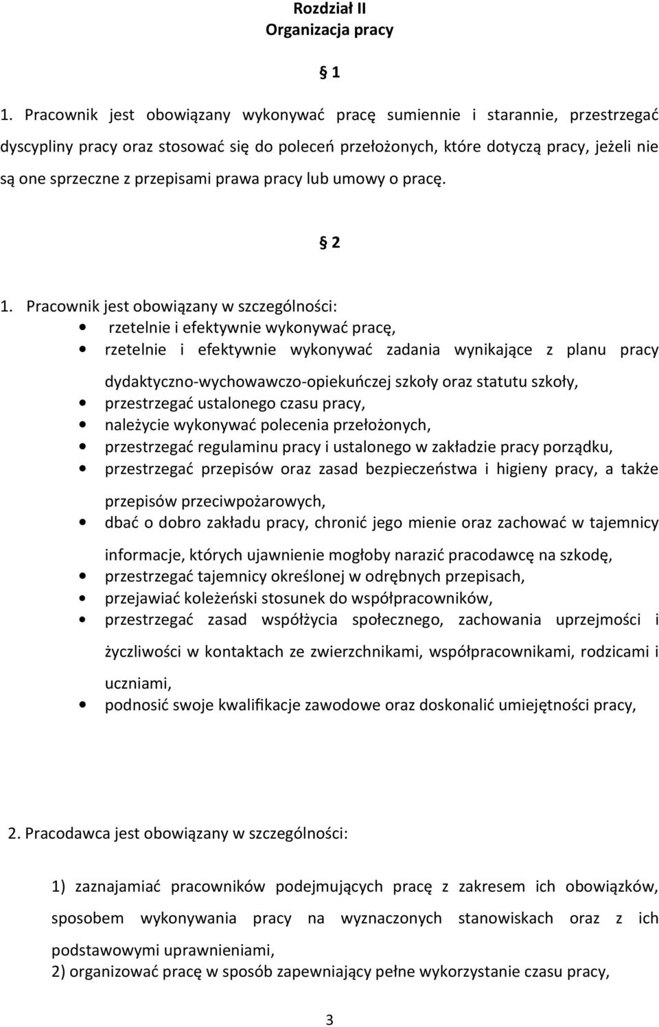 prawa pracy lub umowy o pracę. 2 1.