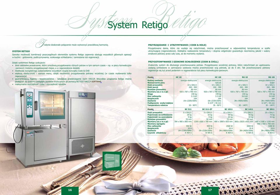 zamrażania lub regeneracji. Dzięki systemowi Retigo zyskujecie: dwie oddzielne przestrzenie, które umożliwią przygotowanie różnych potraw w tym samym czasie np.