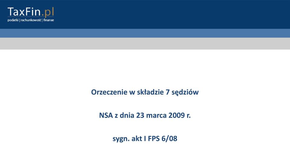 NSA z dnia 23 marca