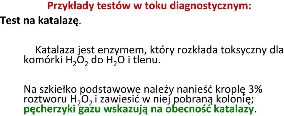 H 2 O i tlenu.