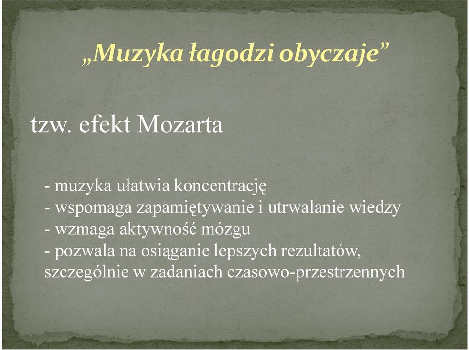 aktywność mózgu - pozwala na osiąganie lepszych
