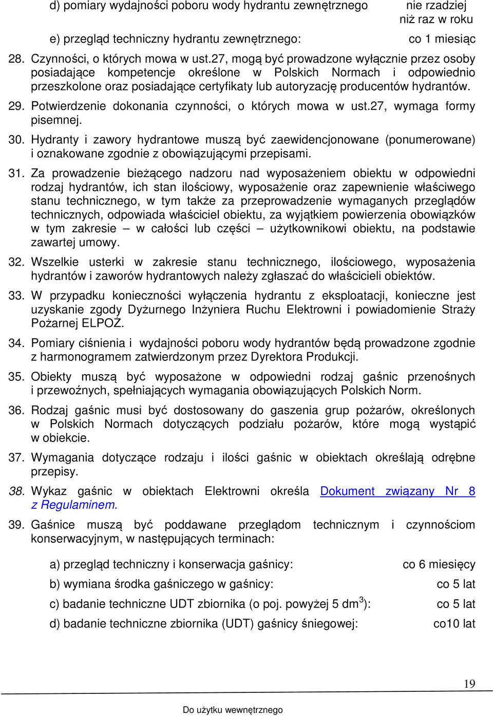 Potwierdzenie dokonania czynności, o których mowa w ust.27, wymaga formy pisemnej. 30.